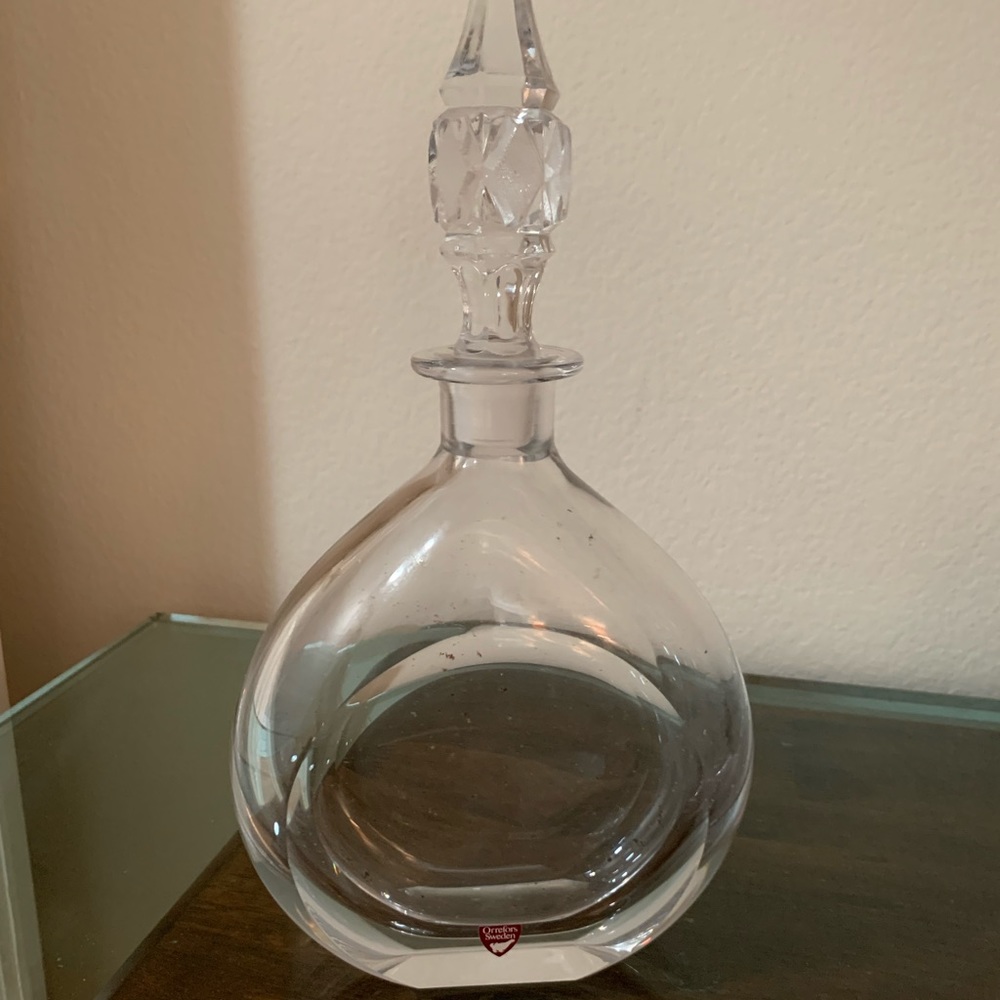 Orrefors decanter -made in Sweden -finest crystal